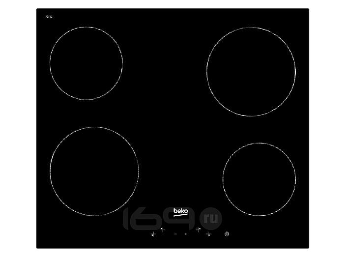 Стеклокерамическая варочная поверхность Beko HIC 64400 E