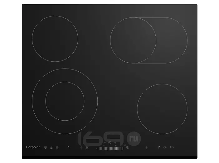 Стеклокерамическая варочная поверхность Hotpoint HR 6T5 B S