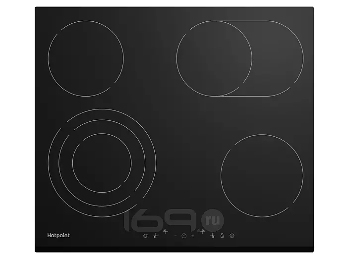 Стеклокерамическая варочная поверхность Hotpoint HR 6T6 B S