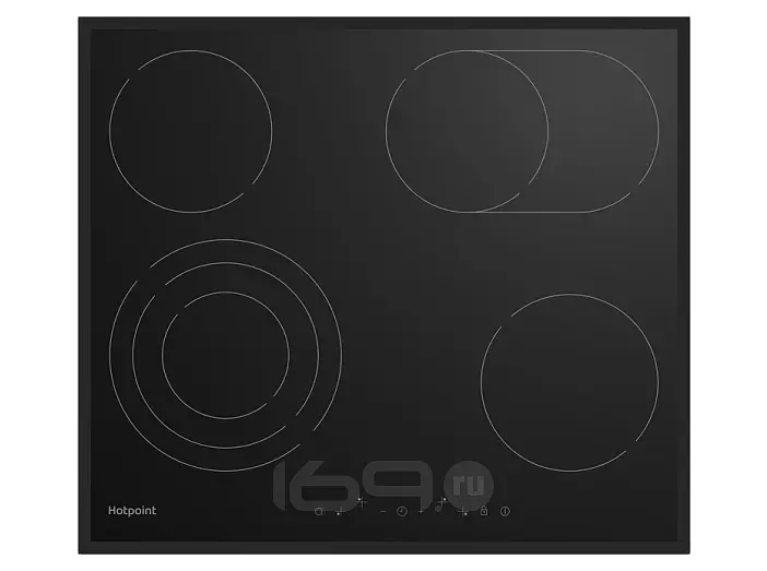Стеклокерамическая варочная поверхность Hotpoint HR 6T7 BA S