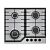 Варочная панель газовая Delonghi GATTA 6GW IM