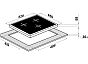 Индукционная варочная панель HOMSair HI43ABK