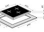 Индукционная варочная панель MAUNFELD MVI45.3HZ.3BT-BK