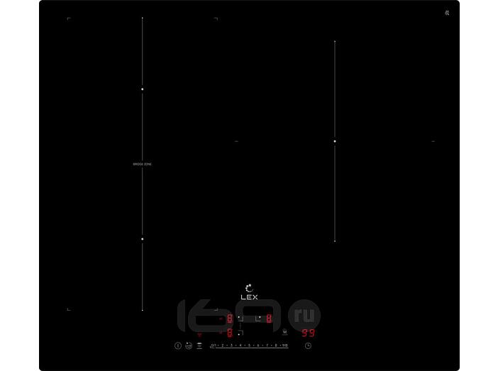 Варочная поверхность индукционная LEX EVI 631A I BL