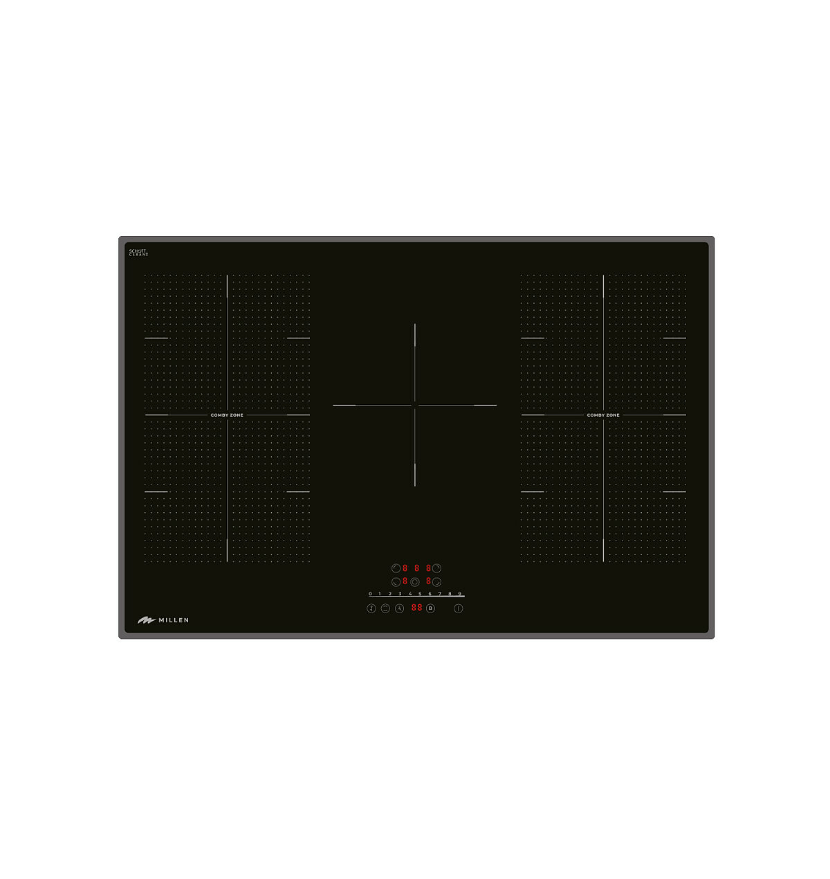 Варочная поверхность индукционная  MIH 702 BL