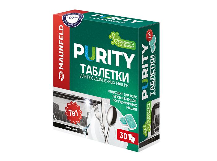 Таблетки для посудомоечных машин MAUNFELD Purity ECO all in 1 MDT30EC (30 шт. в упаковке)