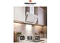 Вытяжка наклонная HEBERMANN HBKH 60.5 W
