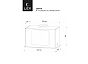 Вытяжка кухонная встраиваемая LEX GS BLOC G 600 GREY