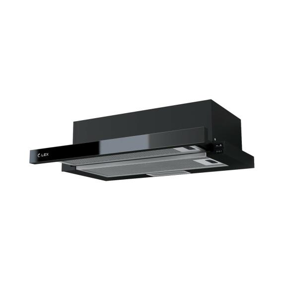 Вытяжка кухонная встраиваемая LEX HIDE G 600 BLACK