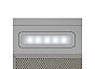 Вытяжка кухонная встраиваемая LEX HYPER 600 Light IX