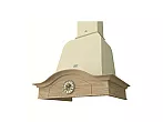 Вытяжка классическая PALERMO IVORY 600