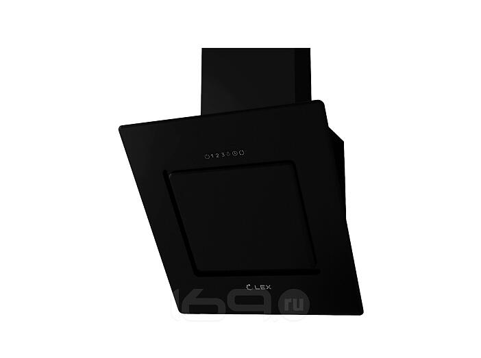 Вытяжка наклонная LEILA BLACK 600 