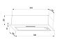 Вытяжка встраиваемая GS BLOC LIGHT INOX 600 