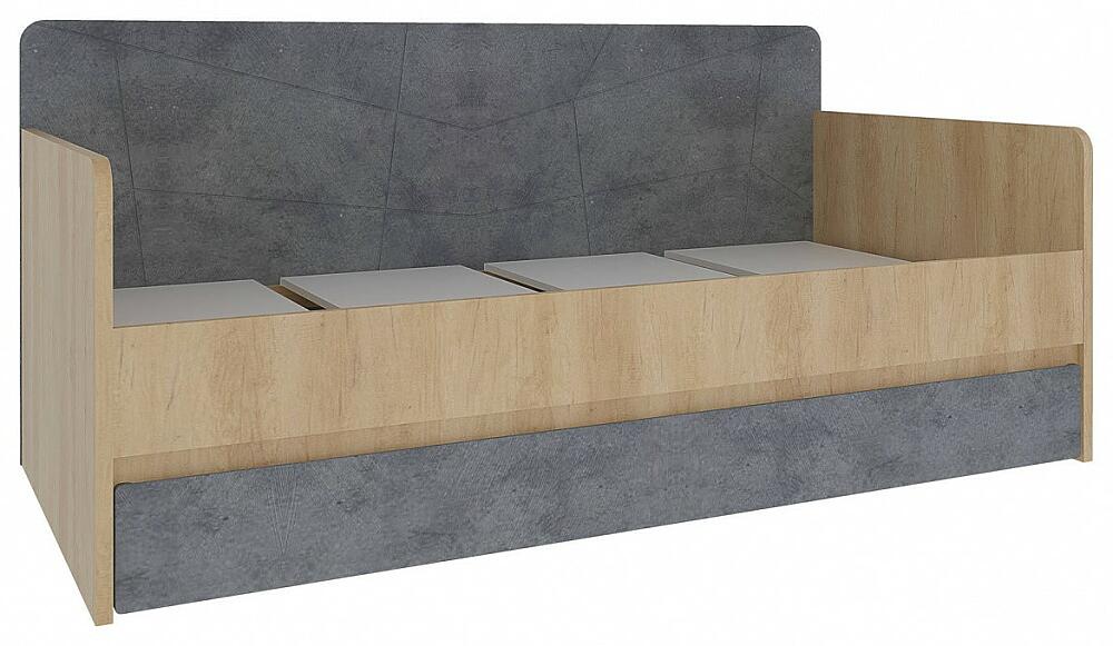 Кровать Киото СТЛ33909 Дуб небраскаБетон тёмный 26020₽