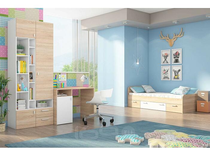  Мика-2 Дуб сонома/ Белый