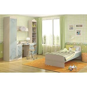 Детская Флауэ-1 Бирюза/Сосна Авола