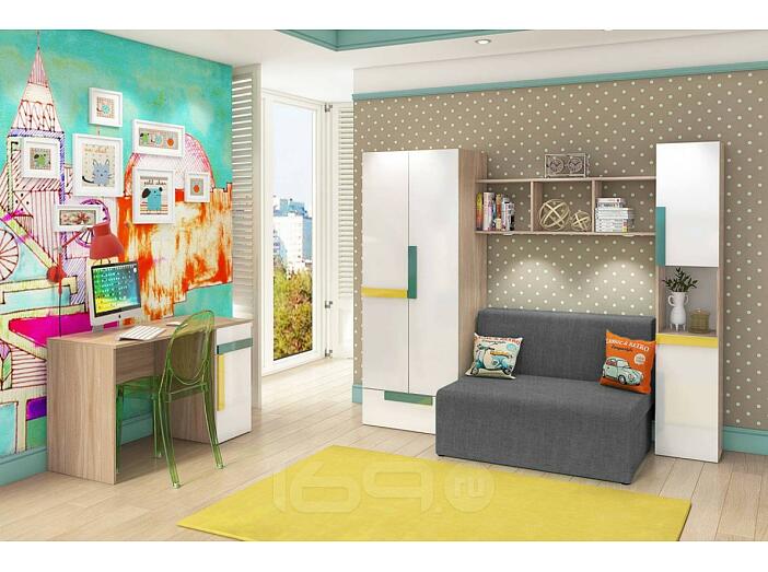 Детская Умка-2 Белый/ Ясень лион песочный Детская Умка-2 Белый/ Ясень лион песочный