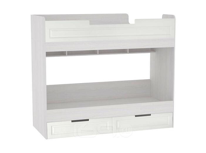 Кровать Прага КР-723 2-х ярусная Белое дерево 0,8м