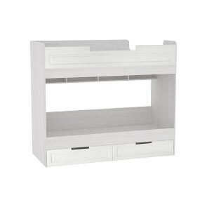 Кровать Прага КР-723 2-х ярусная Белое дерево 0,8м