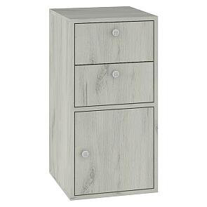 Стеллаж (35) Тетрис 1 312 Дуб Белый (CRAFT)