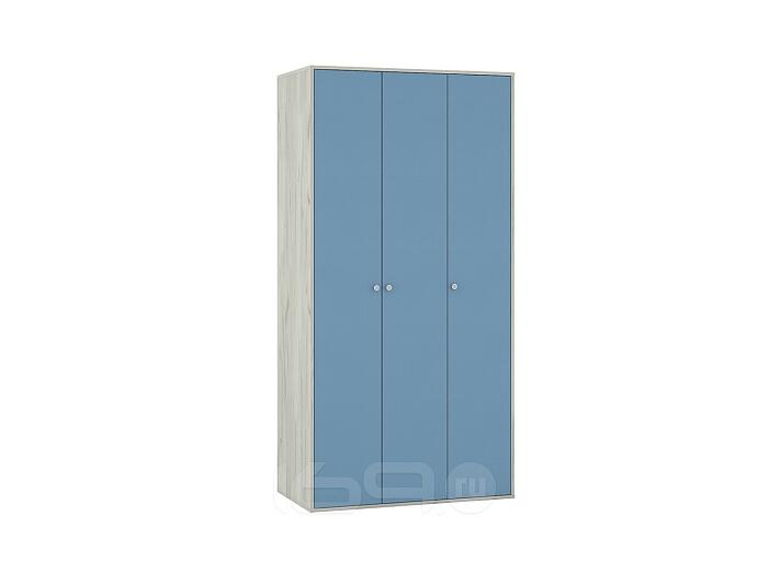 Шкаф Тетрис 1 357 Дуб крафт белый/ Капри синий