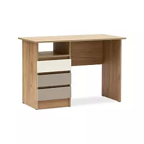 Челси Color Стол письменный (Слоновая кость/Глиняный серый/Дуб крафт)
