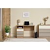 Челси Color Стол письменный (Слоновая кость/Глиняный серый/Дуб крафт)