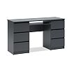 Челси Стол 6 ящиков (Графит, графит)