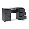 Челси Стол 6 ящиков (Графит, графит)