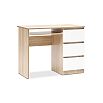 Челси Стол письменный (Ш) (Белый глянец холодный, дуб сонома)