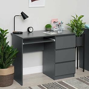 Челси Стол письменный (Ш) (Графит, графит)