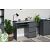 Челси Стол письменный (Ш) (Графит, графит)