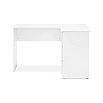 Челси Стол письменный угловой (Ш) (Белый глянец холодный, белый)
