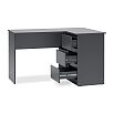 Челси Стол письменный угловой (Ш) (Графит, графит)