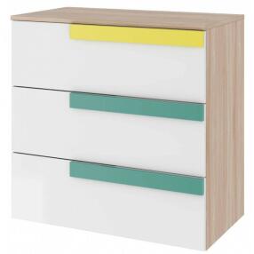 Комод Умка СТЛ.302.03 Ясень лион песочный/Белый