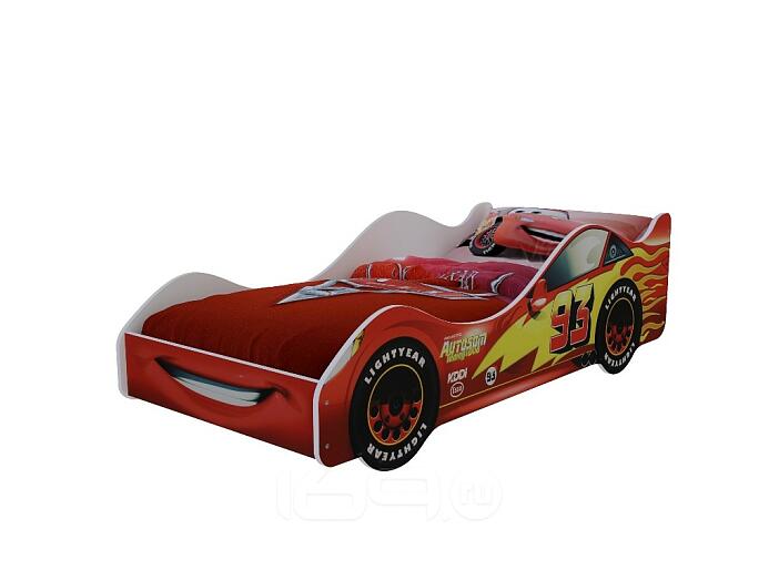 Кровать-машина "Старт" Красный 500*750*1700