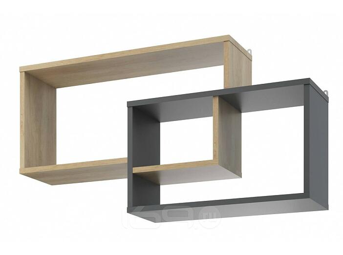 Полка Арчи СТЛ.301.11 Дуб небраска/Антрацит