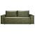 Диван прямой Лофт Lux зеленый Feska deep green (велюр)