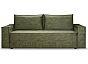 Диван прямой Лофт Lux зеленый Feska deep green (велюр)