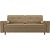 Диван прямой Белфаст Микровельвет Бежевый