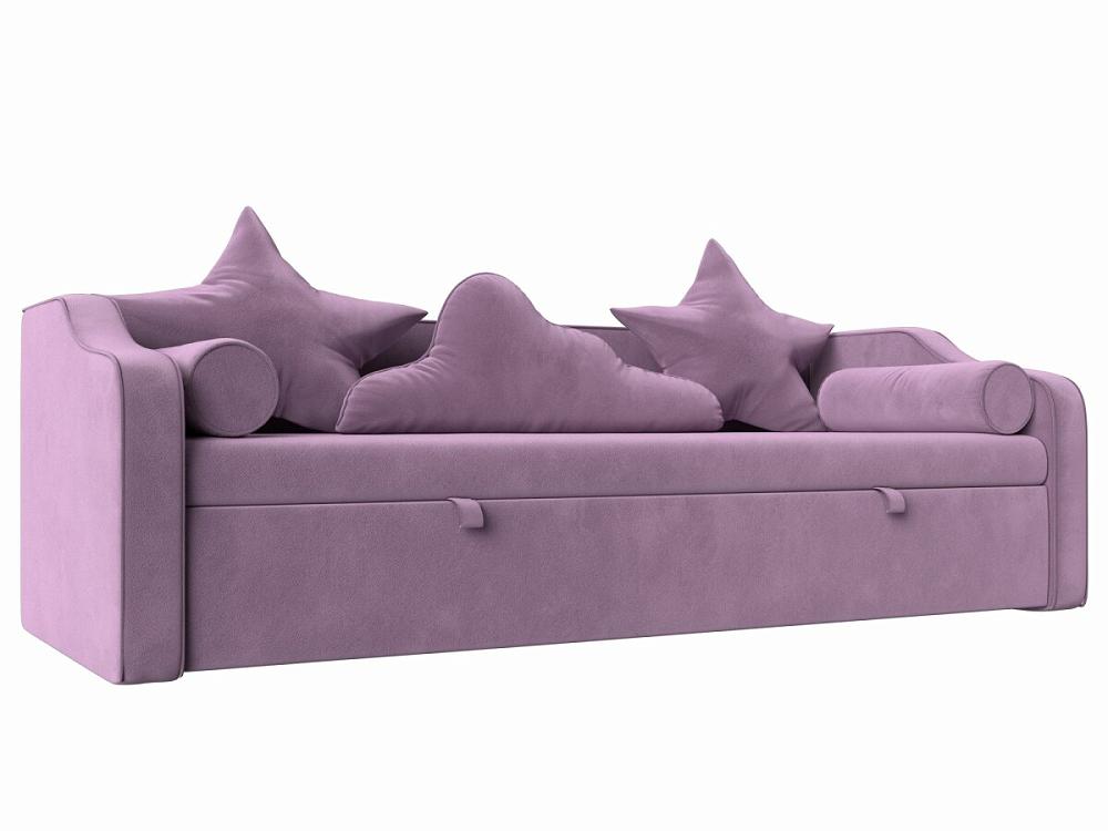 Детский диван-кровать Рико Микровельвет Сиреневый ключница на молнии длина 14 5 см светло сиреневый