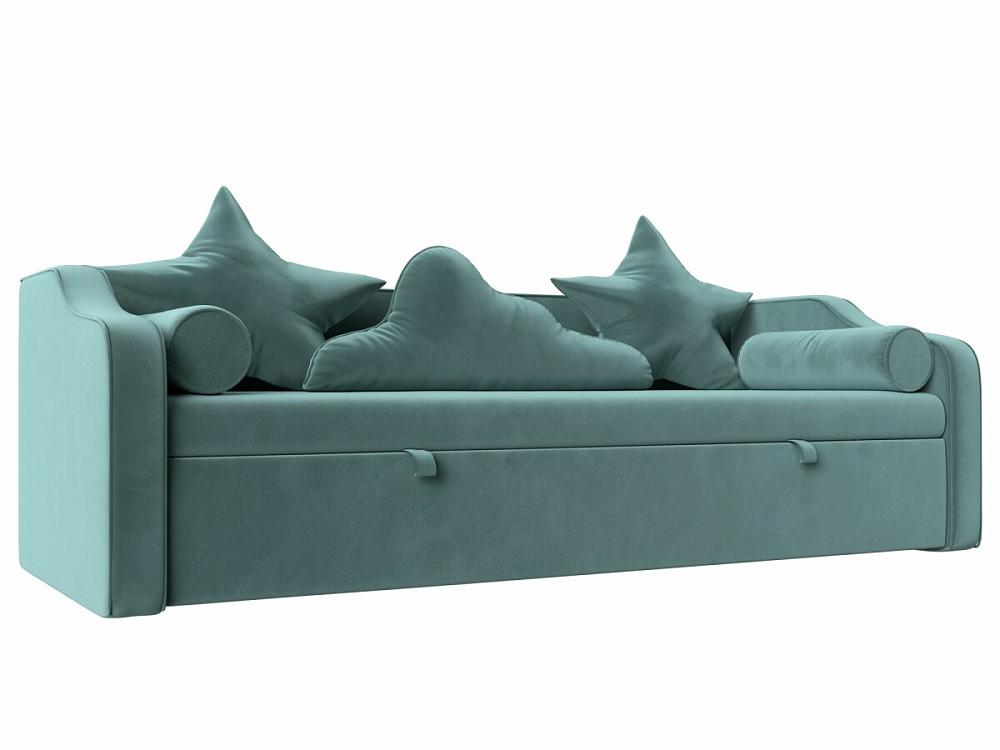 Детский диван-кровать Рико Велюр Бирюзовый маникюрные ножницы детские цвет бирюзовый