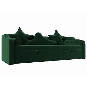Детский диван-кровать Рико Велюр Зеленый