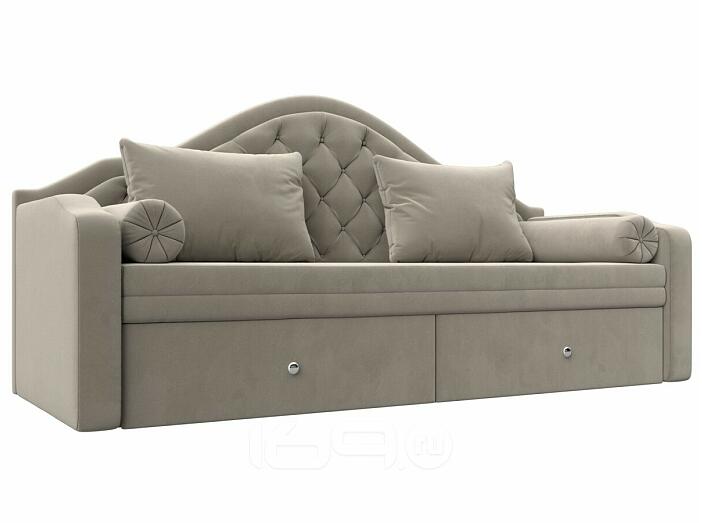 Диван детский прямой сойер бежевый выкатной