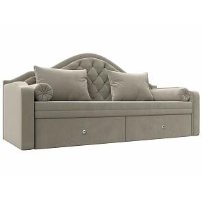 Диван детский прямой сойер бежевый выкатной