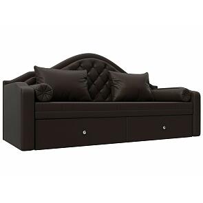 Диван детский прямой сойер коричневый выкатной