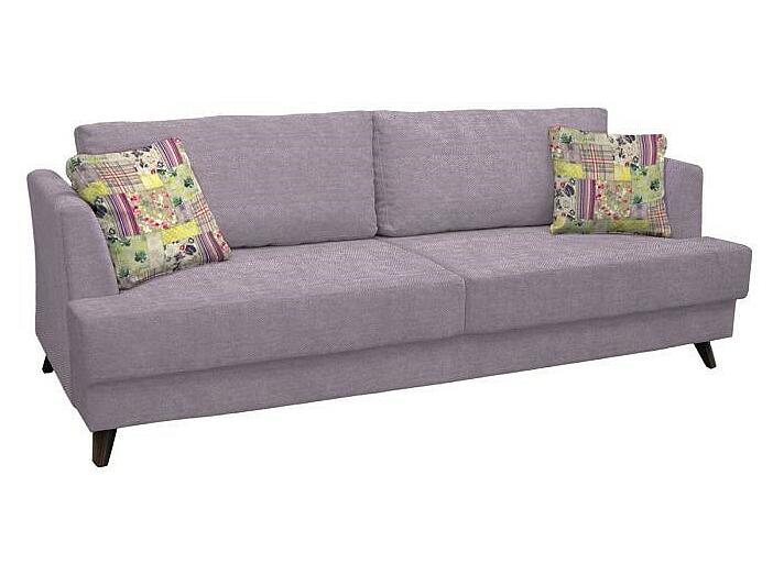 Диван - кровать Дамаск ELEGANS 67 комп. cв.сир./FIBRE 2421/8 осн. (печворг сирен.)