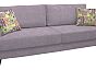 Диван - кровать Дамаск ELEGANS 67 комп. cв.сир./FIBRE 2421/8 осн. (печворг сирен.)