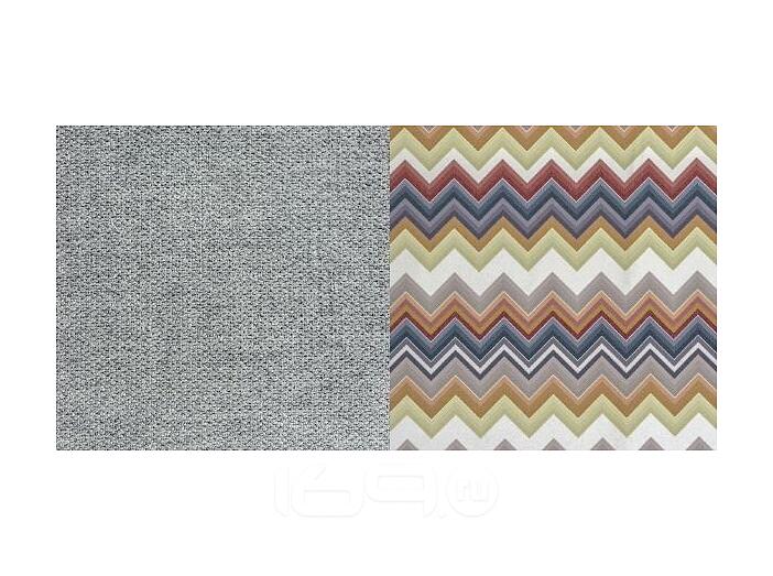 Диван - кровать Эмма Лаунж 13 серый/Лекко голд/FIBRE 2378/4 осн. (зигзаг)/Лекко терра