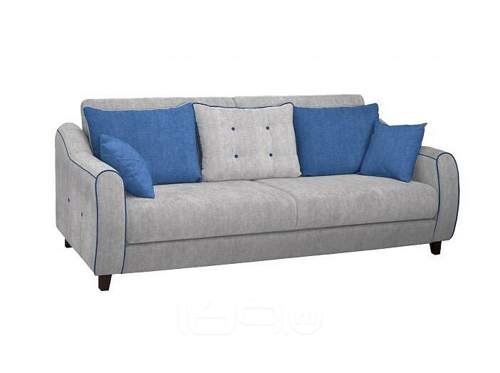 Диван - кровать Френсис Офелия 8 св - серый/ Офелия 7 синий